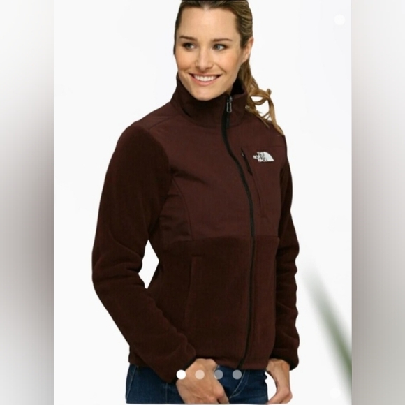 The North Face Dark Brown Fleece Jacket - Picture 1 of 7